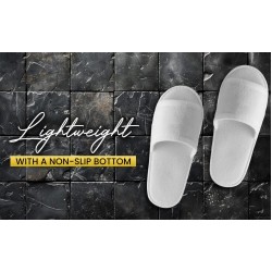 Egyptian Cotton Open Toe Luxury Towelling Slipper